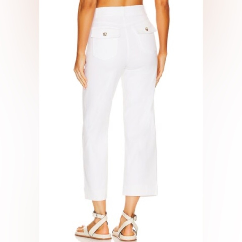 SPANX White Wide Leg Cropped Pants - Picture 2 of 5